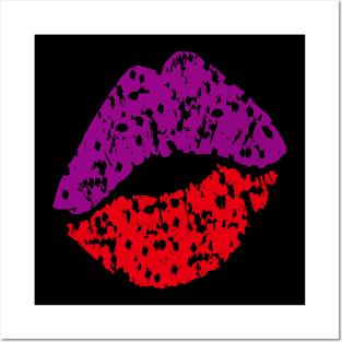 Colorful Lips Posters and Art